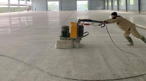 Thi công sàn bê tông mài
